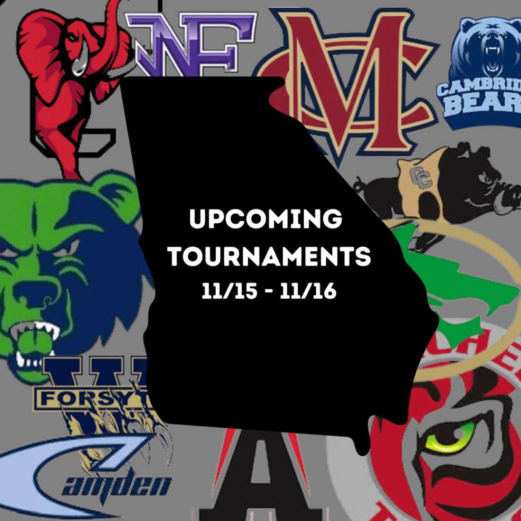 Upcoming Tournaments 11/15 –&nbsp;11/16